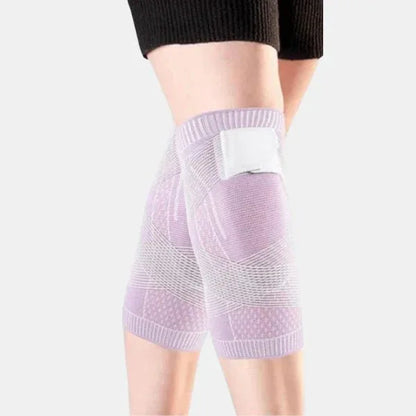 Manchon de Compression Réglable pour Genou – Bande de Soutien avec Sangle Sécurisée - Rondor