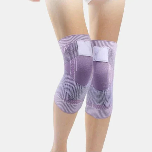 Manchon de Compression Réglable pour Genou – Bande de Soutien avec Sangle Sécurisée - Rondor