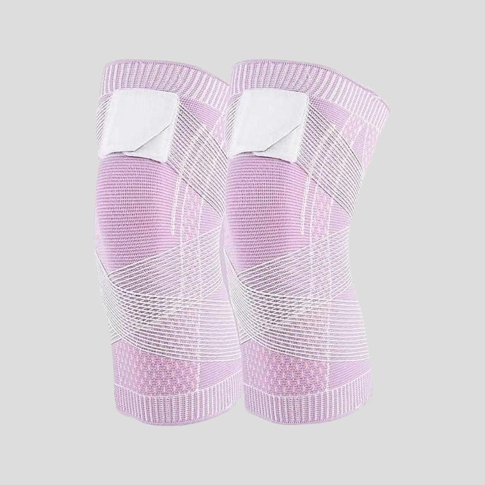 Manchon de Compression Réglable pour Genou – Bande de Soutien avec Sangle Sécurisée - Rondor