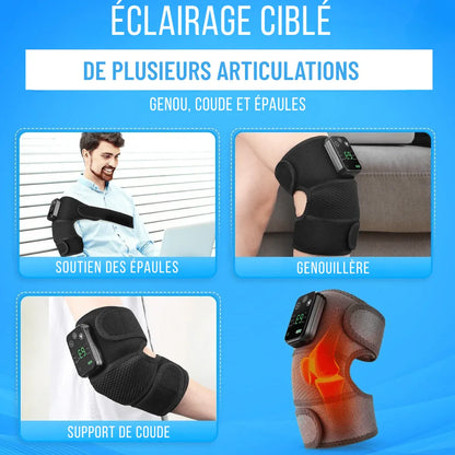 Massageur de genoux sans fil avec 5 niveaux de température - Rondor