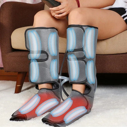 Masseur Fishtec mollets & pieds - Masseur de Jambes avec Compression d'Air pour la Circulation et Relaxation - Rondor