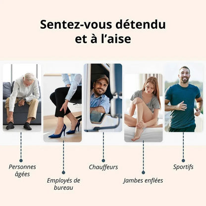 Masseur Fishtec mollets & pieds - Masseur de Jambes avec Compression d'Air pour la Circulation et Relaxation - Rondor