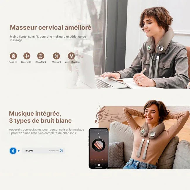 Masseur pour cervicales sans fil RONDOR - Rondor