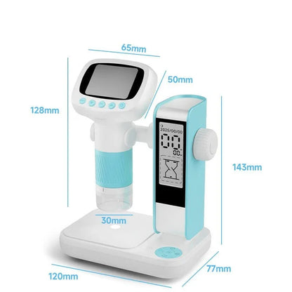 Microscope numérique 2 - en - 1 pour enfants avec fonction réveil - Rondor
