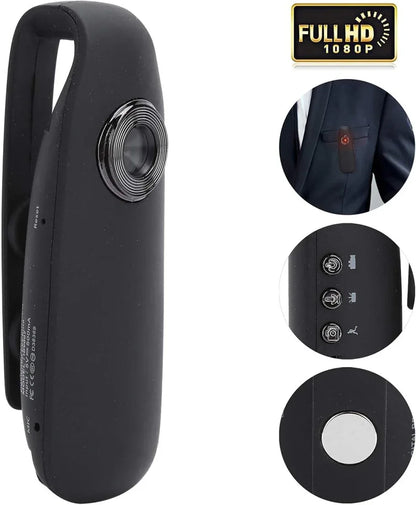Mini Caméra 1080P – Enregistrement Discret Avec Vision Nocturne et Carte Mémoire 32 Go - Rondor