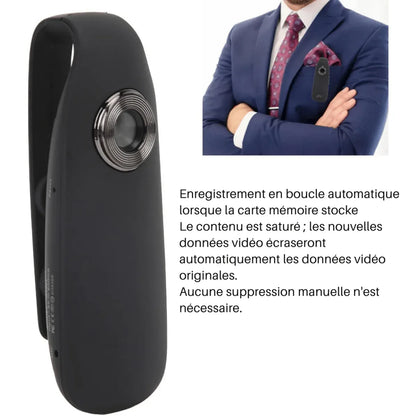 Mini Caméra 1080P – Enregistrement Discret Avec Vision Nocturne et Carte Mémoire 32 Go - Rondor