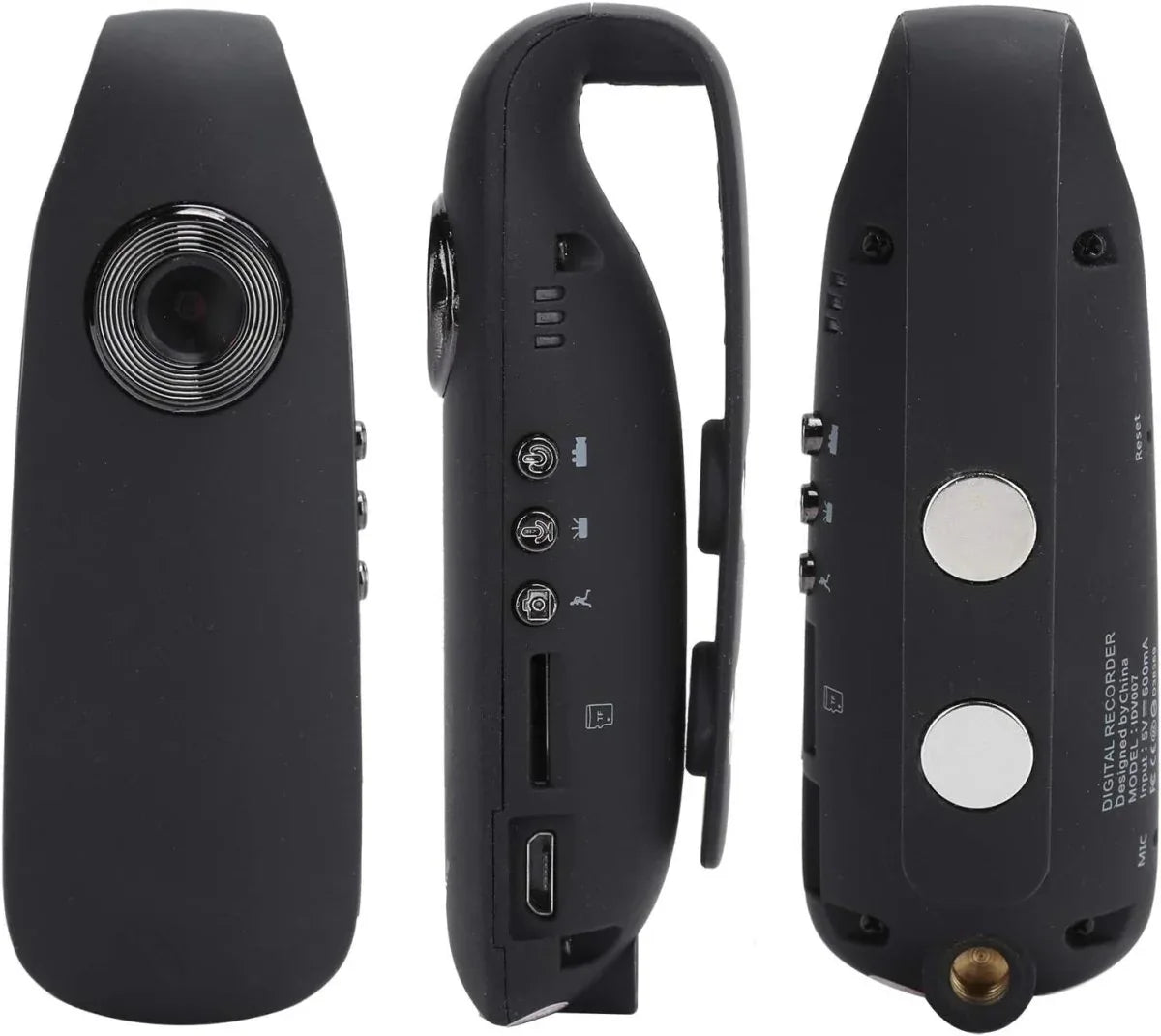 Mini Caméra 1080P – Enregistrement Discret Avec Vision Nocturne et Carte Mémoire 32 Go - Rondor