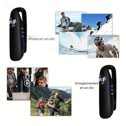 Mini Caméra 1080P – Enregistrement Discret Avec Vision Nocturne et Carte Mémoire 32 Go - Rondor