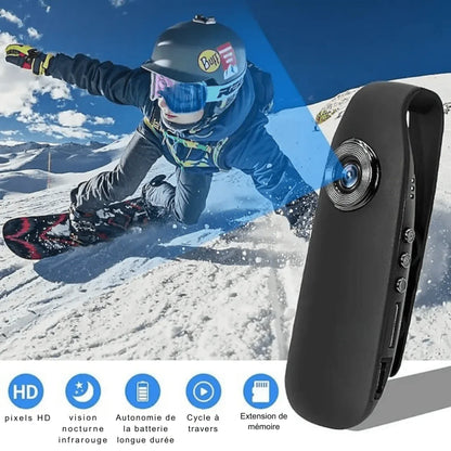 Mini Caméra 1080P – Enregistrement Discret Avec Vision Nocturne et Carte Mémoire 32 Go - Rondor