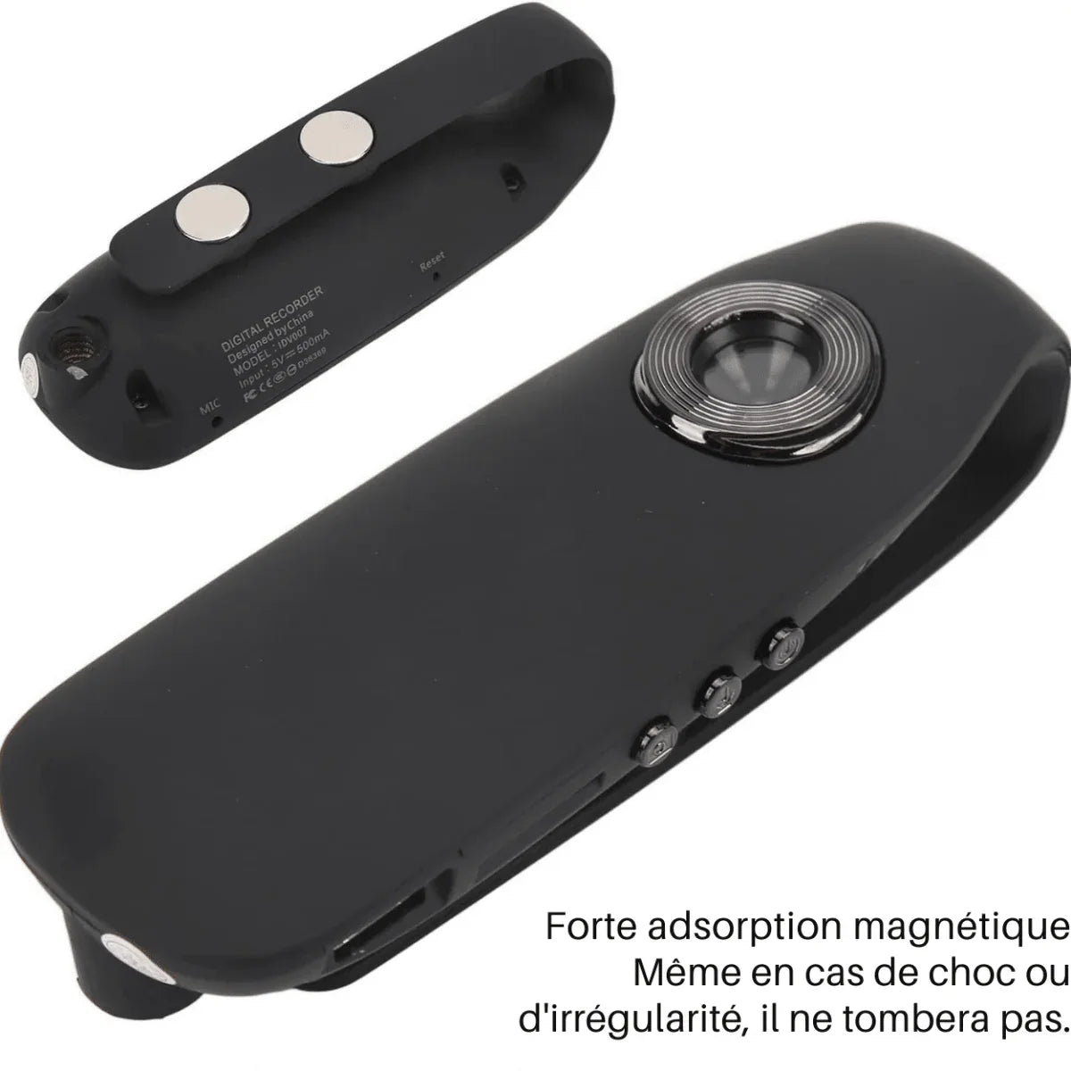 Mini Caméra 1080P – Enregistrement Discret Avec Vision Nocturne et Carte Mémoire 32 Go - Rondor