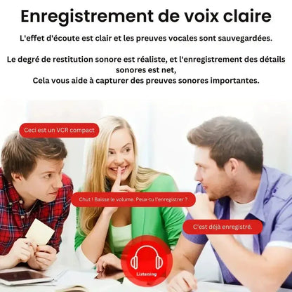 Mini Caméra Espion Sans Fil, Contrôle à Distance et Enregistrement HD - Rondor