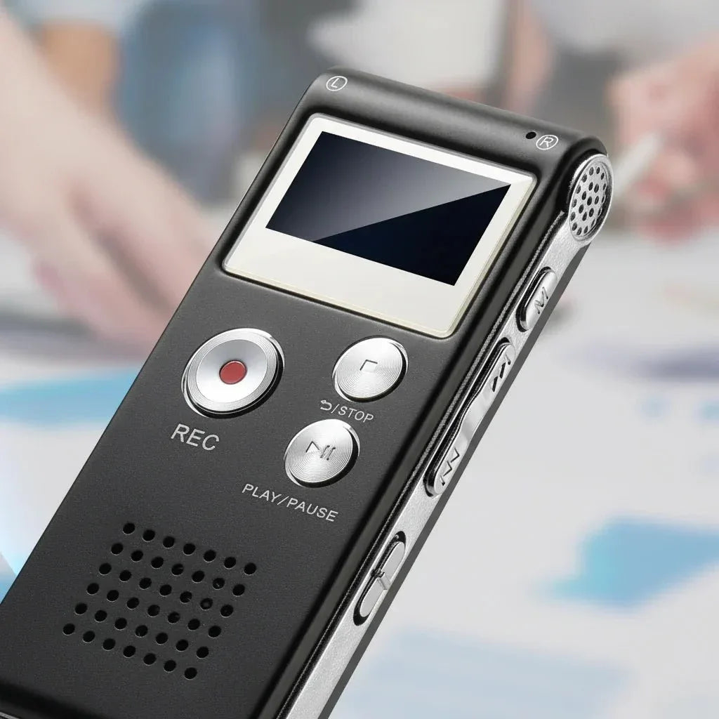 Mini Enregistreur Vocal Compact Avec Détection Automatique Du Son Pour Cours Et Prises De Notes - Rondor