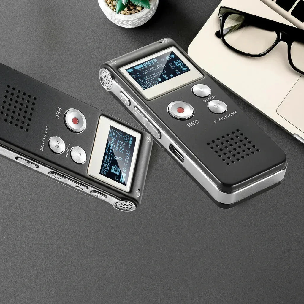 Mini Enregistreur Vocal Compact Avec Détection Automatique Du Son Pour Cours Et Prises De Notes - Rondor
