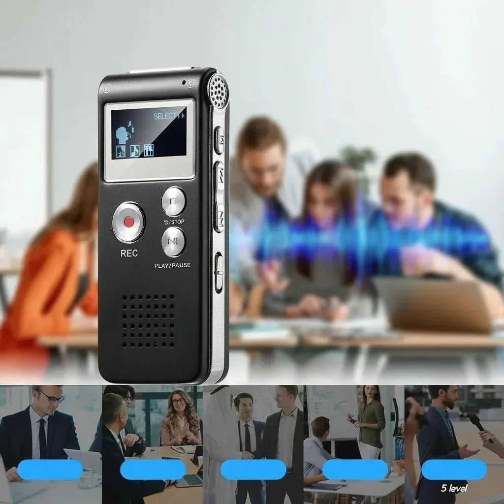 Mini Enregistreur Vocal Compact Avec Détection Automatique Du Son Pour Cours Et Prises De Notes - Rondor