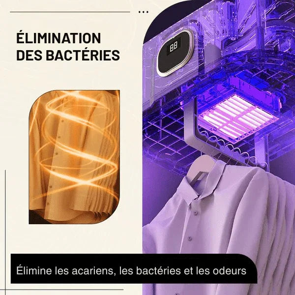Mini sèche - linge portable et pliable - Rondor