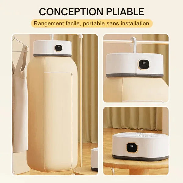Mini sèche - linge portable et pliable - Rondor