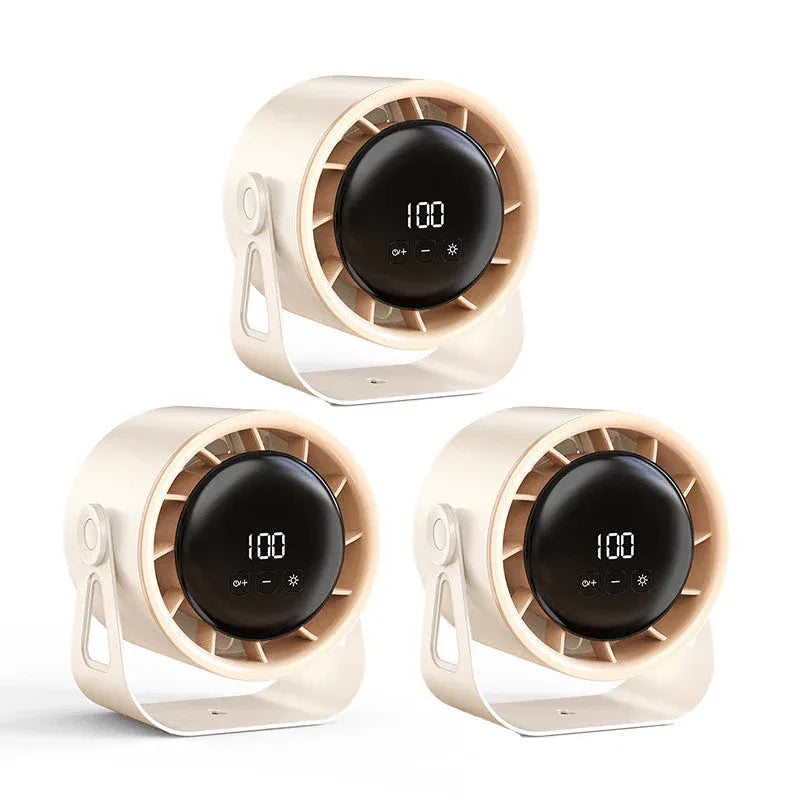 Mini ventilateur de table silencieux à 100 vitesses avec affichage numérique - Rondor