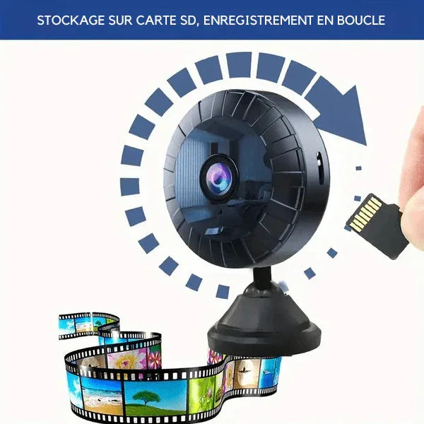 MiniCam™ – Caméra Espion 4K WiFi avec Vision Nocturne et Détection de Mouvement | RONDOR - Rondor