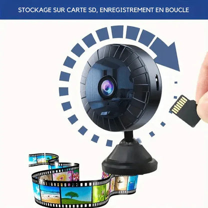 MiniCam™ – Caméra Espion 4K WiFi avec Vision Nocturne et Détection de Mouvement | RONDOR - Rondor