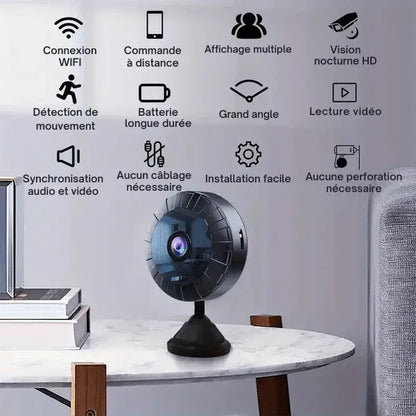 MiniCam™ – Caméra Espion 4K WiFi avec Vision Nocturne et Détection de Mouvement | RONDOR - Rondor