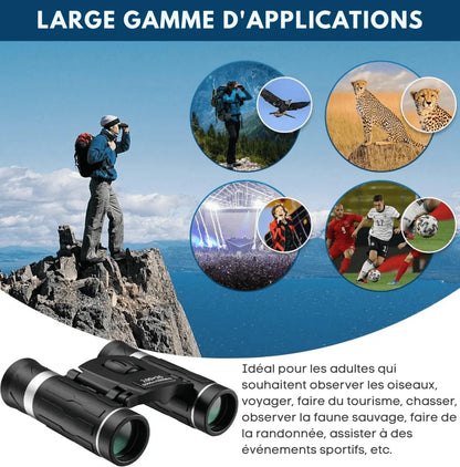 Minijumelles randonnée pliant longue portée de 2000M - Rondor