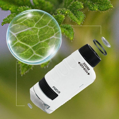 MiniScope™ – Microscope Portable pour Enfant | Zoom 60x à 180x | RONDOR - Rondor