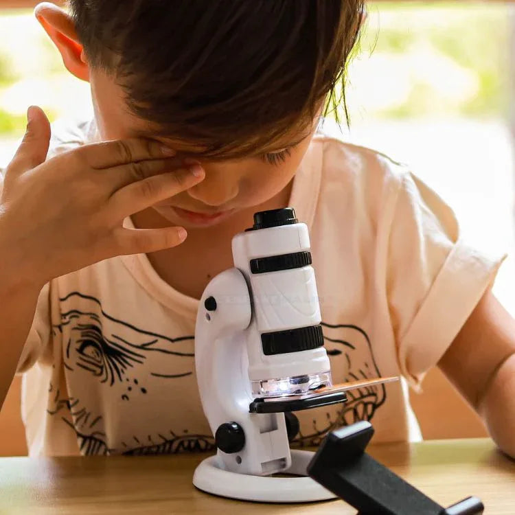 MiniScope™ – Microscope Portable pour Enfant | Zoom 60x à 180x | RONDOR - Rondor
