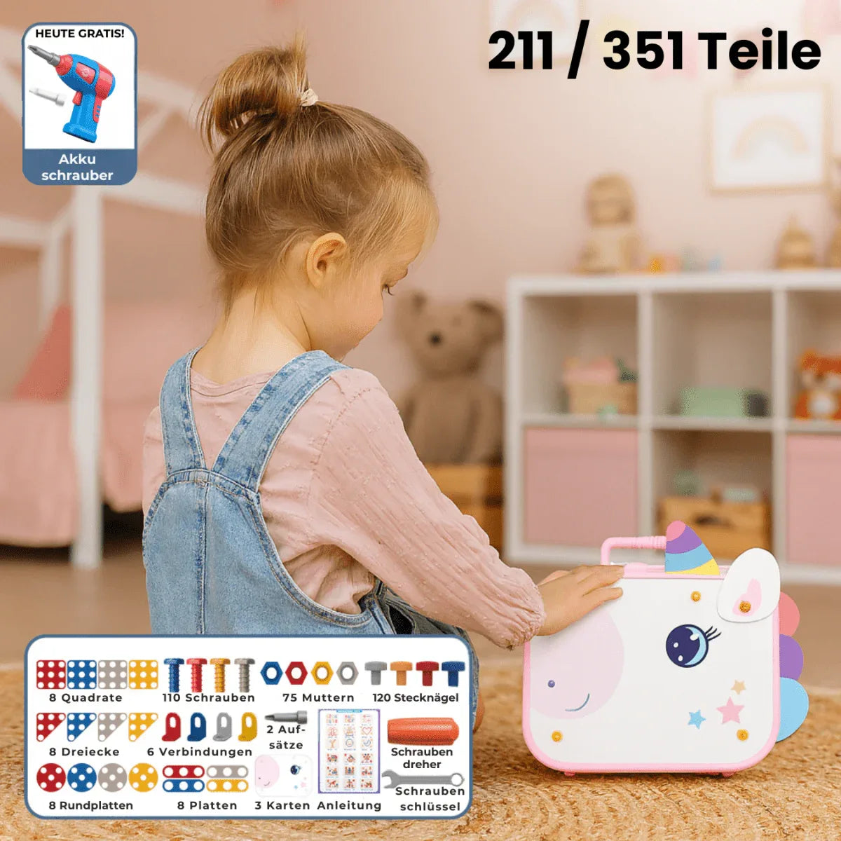 Montessori Tüftelkoffer - spielerisch Lernen ohne Grenzen - Rondor