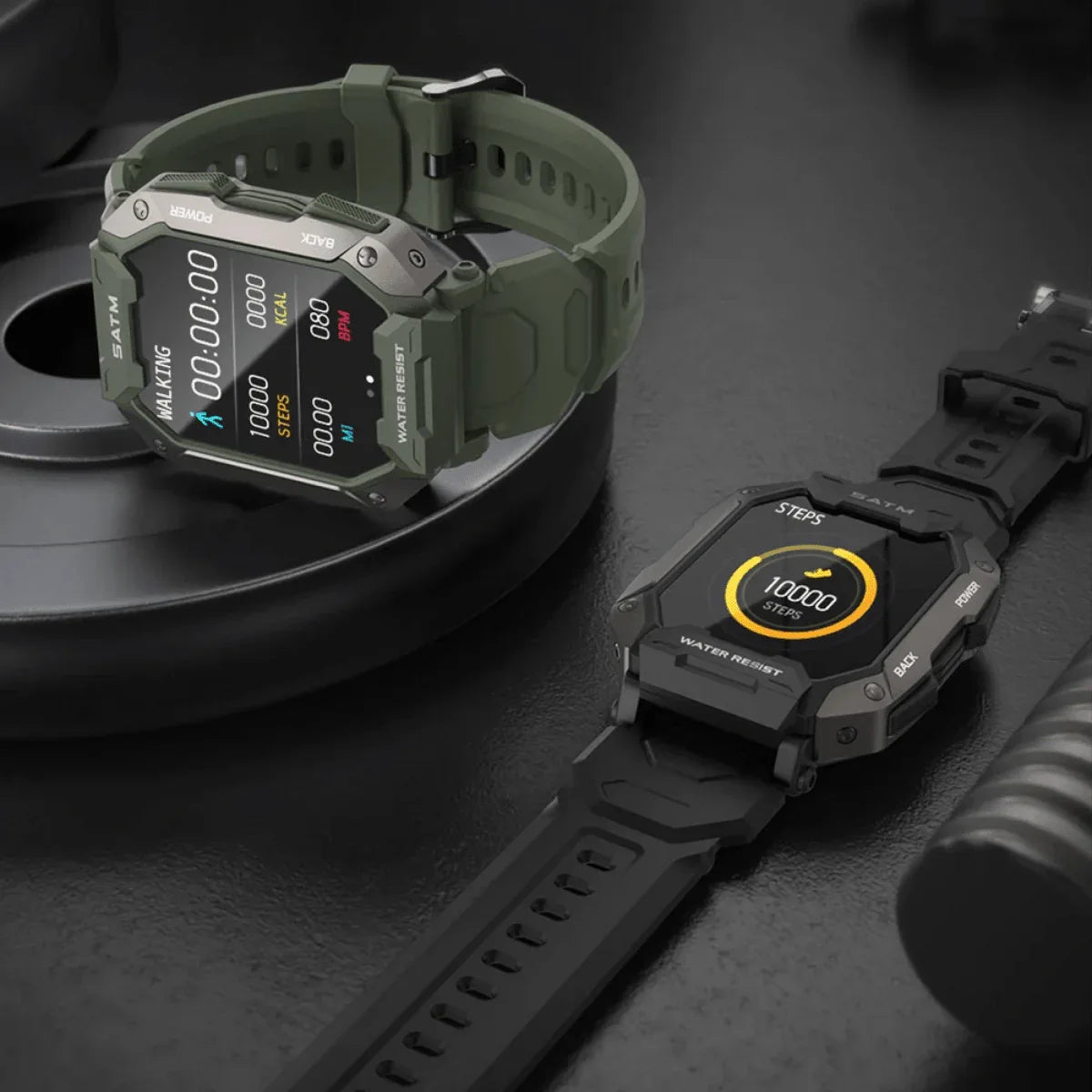 Montre Connectée Tactique Militaire – Ultra Résistante & Autonomie Longue Durée - Rondor