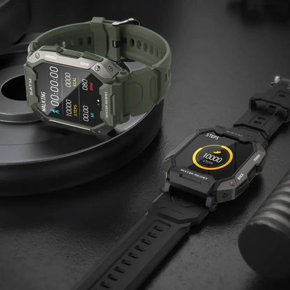 Montre Connectée Tactique Militaire – Ultra Résistante & Autonomie Longue Durée - Rondor