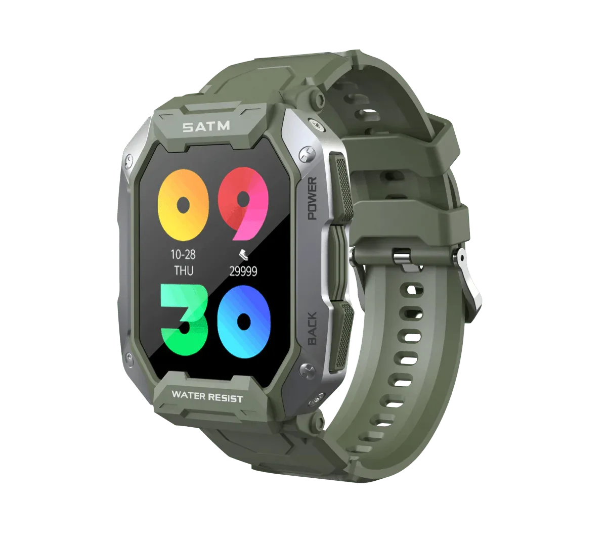 Montre Connectée Tactique Militaire – Ultra Résistante & Autonomie Longue Durée - Rondor