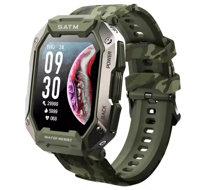 Montre Connectée Tactique Militaire – Ultra Résistante & Autonomie Longue Durée - Rondor