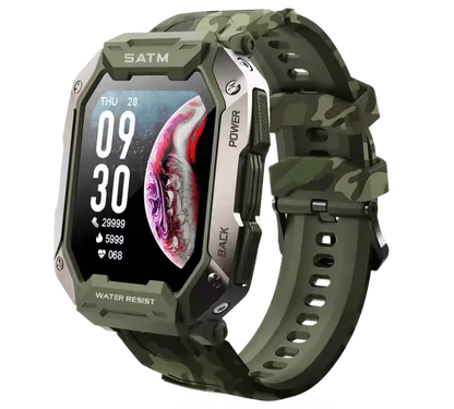 Montre Connectée Tactique Militaire – Ultra Résistante & Autonomie Longue Durée - Rondor