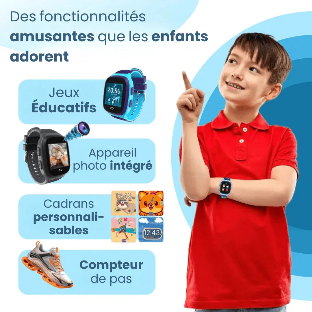 Montre GPS Connectée 4G Pour Enfant | RONDOR - Rondor