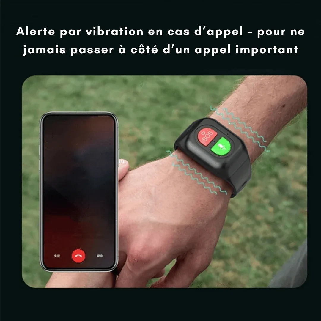 Montre GPS Intelligente pour Seniors – Traceur SOS 4G, Suivi Santé & Alertes d’Urgence - Rondor