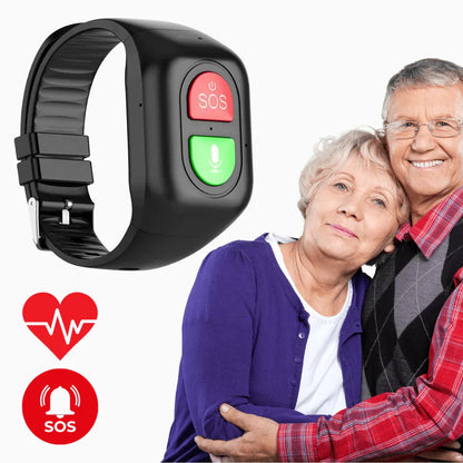 Montre GPS Intelligente pour Seniors – Traceur SOS 4G, Suivi Santé & Alertes d’Urgence - Rondor
