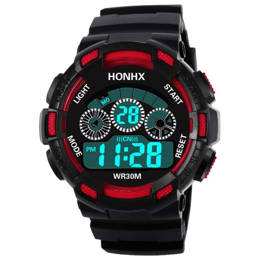 Montre numérique étanche pour garçons - Rondor