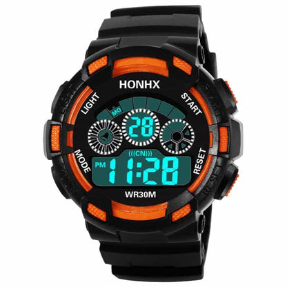 Montre numérique étanche pour garçons - Rondor