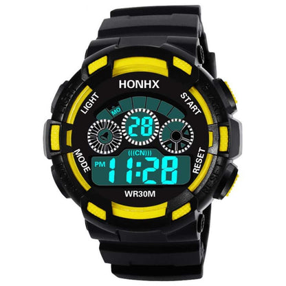 Montre numérique étanche pour garçons - Rondor
