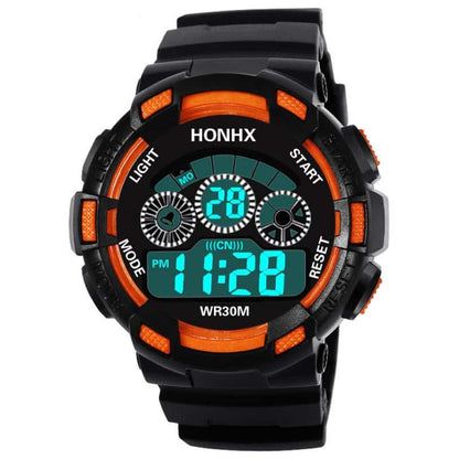 Montre numérique étanche pour garçons - Rondor