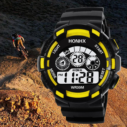 Montre numérique étanche pour garçons - Rondor