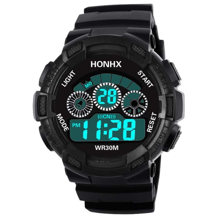 Montre numérique étanche pour garçons - Rondor