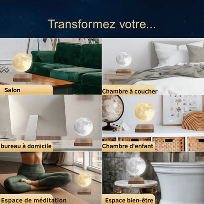 MOONFLOAT™ – Lampe Lune Flottante à Lévitation Magnétique - Rondor