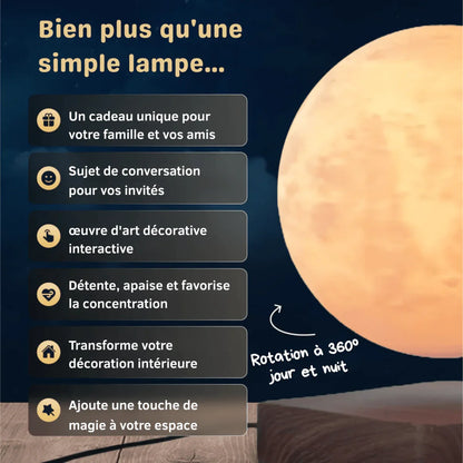 MOONFLOAT™ – Lampe Lune Flottante à Lévitation Magnétique - Rondor