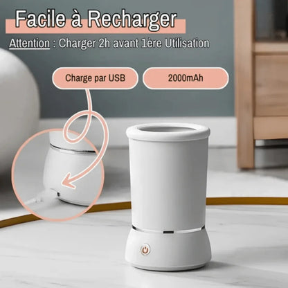 Nettoyeur de Pattes pour Chien (ou Chat) - Automatique (Câble USB Fourni) | JuJuCleanPawsAuto™ - Rondor