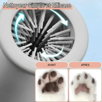 Nettoyeur de Pattes pour Chien (ou Chat) - Automatique (Câble USB Fourni) | JuJuCleanPawsAuto™ - Rondor