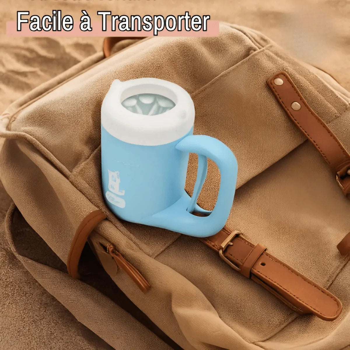 Nettoyeur de Pattes pour Chien (ou Chat) - Rotation Semi Automatique | JuJuCleanPawsSpin™ - Rondor