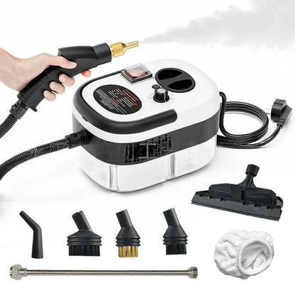Nettoyeur Vapeur 2500W – Nettoyage Profond Polyvalent avec Réservoir 1,1 L & Accessoires Inclus - Rondor