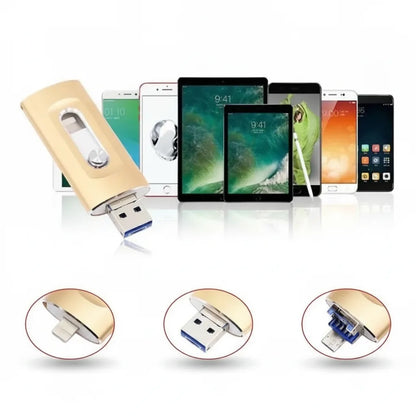 3-in-1 USB-Stick — Mehr Speicher für iPhone, Android & PC