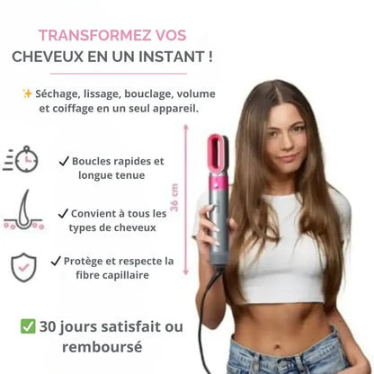 Novhair® Dryer Multistyler 5 - en - 1 — Sèche - cheveux ionique & Coiffeur multifonction | RONDOR - Rondor